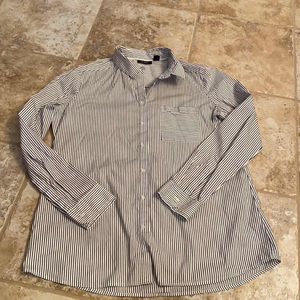 Halogen Collared Button Down Shirt - image 2